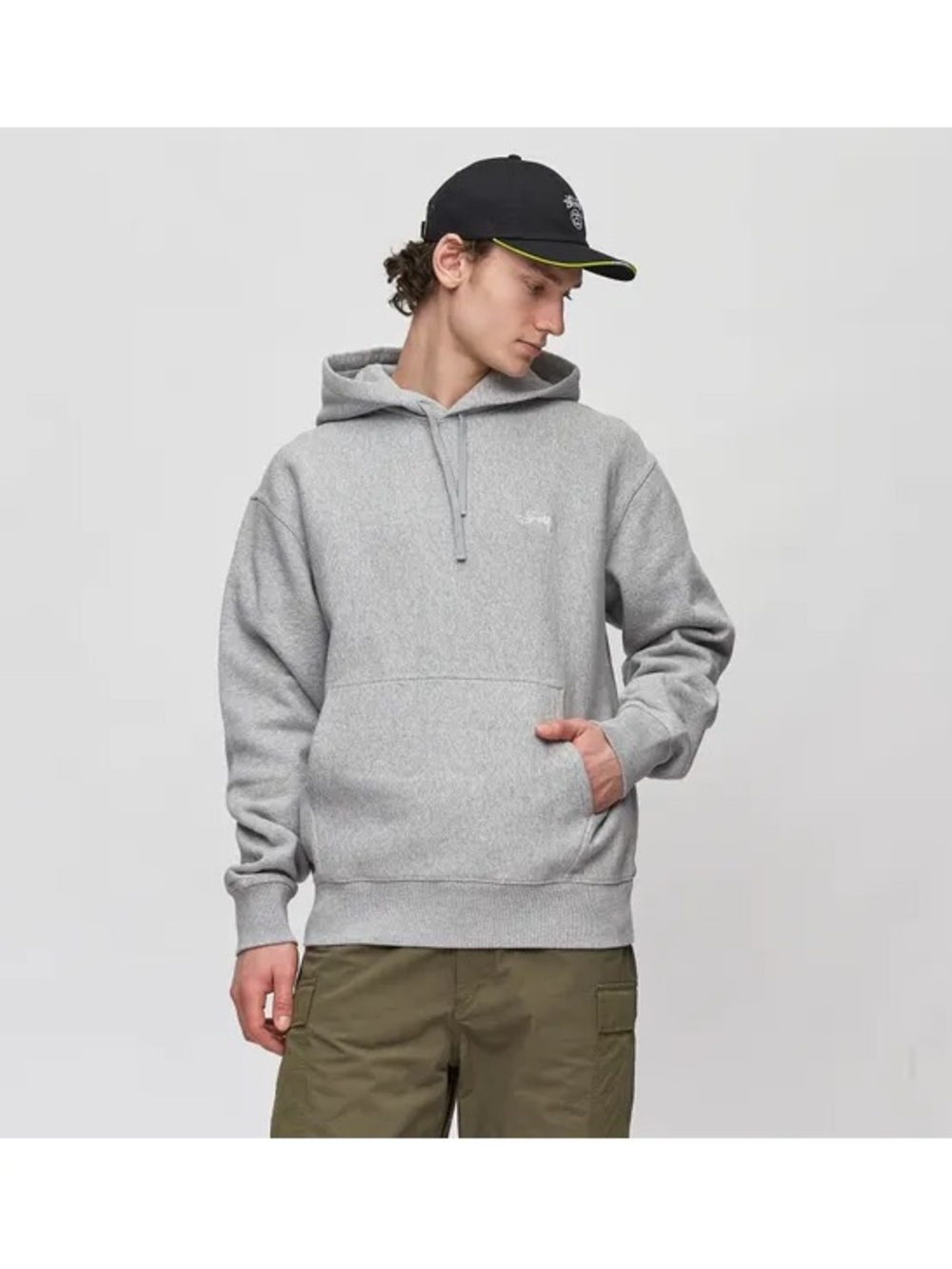 Stüssy Stock Logo Hood sz M
